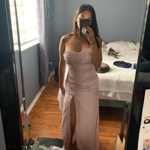 Strapless Heart Shape Prom Dress